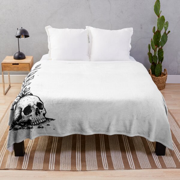 Item preview, Skull | Wild Leaves designed and sold by Marianarcezar.