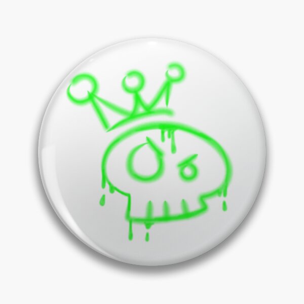 Item preview, Y2k graffiti skull with crown  designed and sold by YaroshMaria.