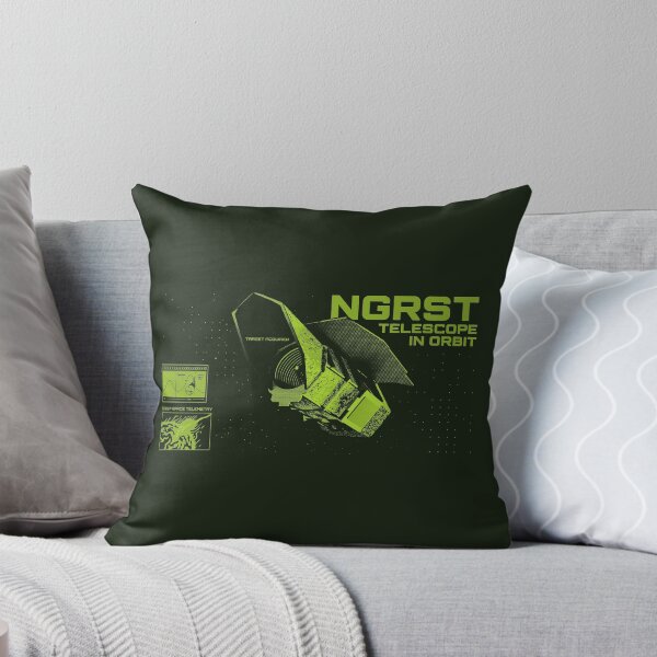 Item preview, Nancy Grace Roman Space Telescope NGRST Terminal HUD Green designed and sold by KiwiRider.
