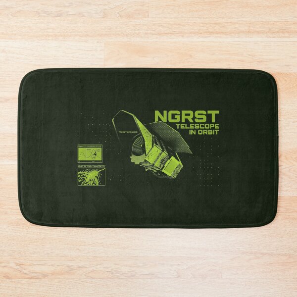 Item preview, Nancy Grace Roman Space Telescope NGRST Terminal HUD Green designed and sold by KiwiRider.