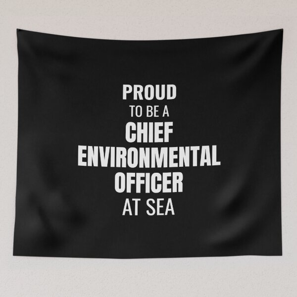 Item preview, Proud to be a Chief Environmental Officer at Sea (White) designed and sold by ShipCrewNation.