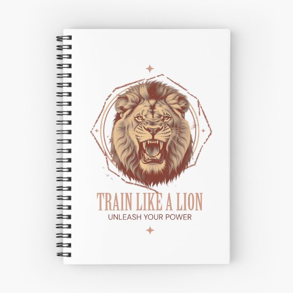 Item preview, Train Like A Lion Unleash Your Power Vintage Distressed Gym Fitness Design designed and sold by Bennie Singh.