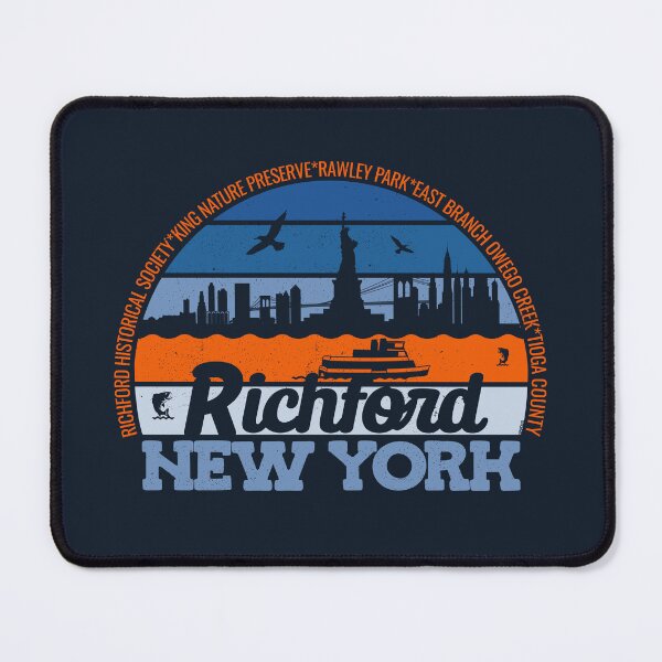 Item preview, Richford New York Sunset Retro Vintage Local Pride Logo designed and sold by CRHPOD20.