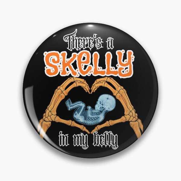 Item preview, There's a Skelly in My Belly - Funny Halloween Pregnancy Announcement designed and sold by Neurospicy Trolls.