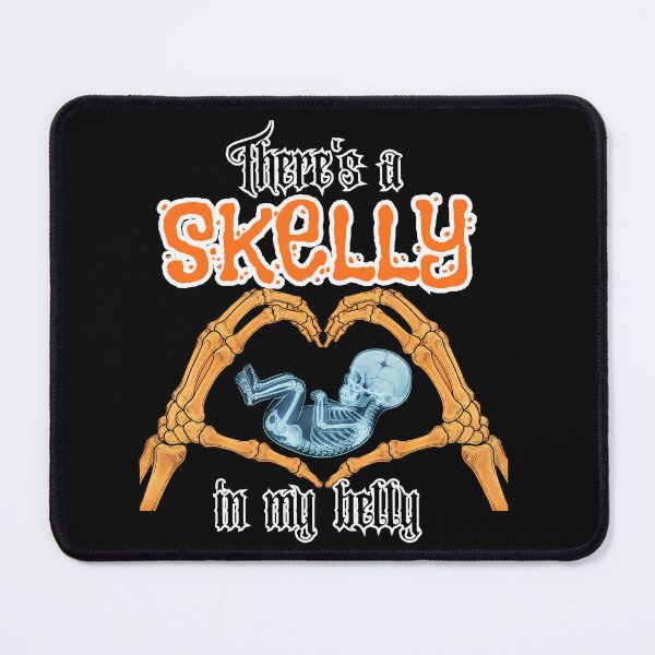 Item preview, There's a Skelly in My Belly - Funny Halloween Pregnancy Announcement designed and sold by Neurospicy Trolls.