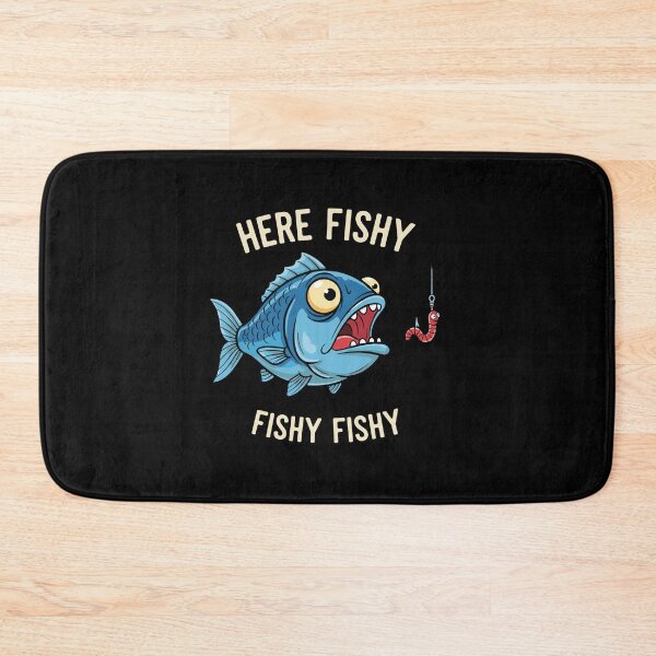 Item preview, Here Fishy Fishy Fishy Fishy Funny Fishing Angler designed and sold by PopStars1993.