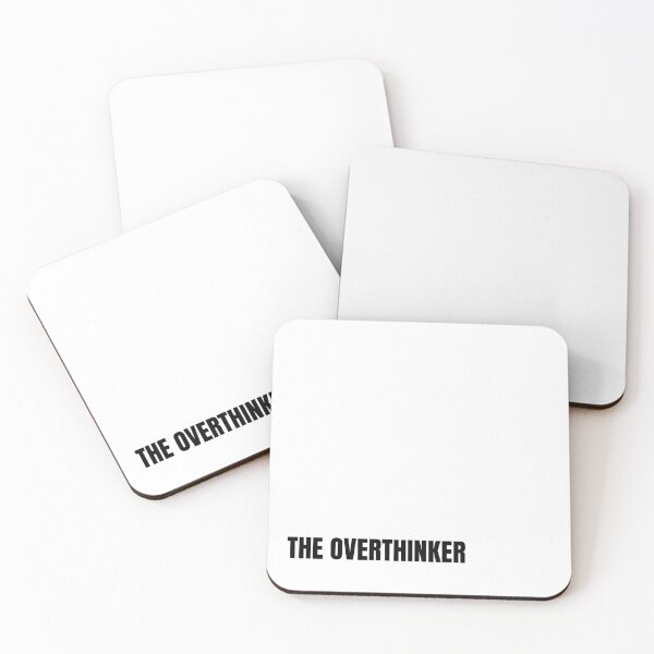 Item preview, The Overthinker – Funny Minimalist Typography designed and sold by Paper Owl Studio.