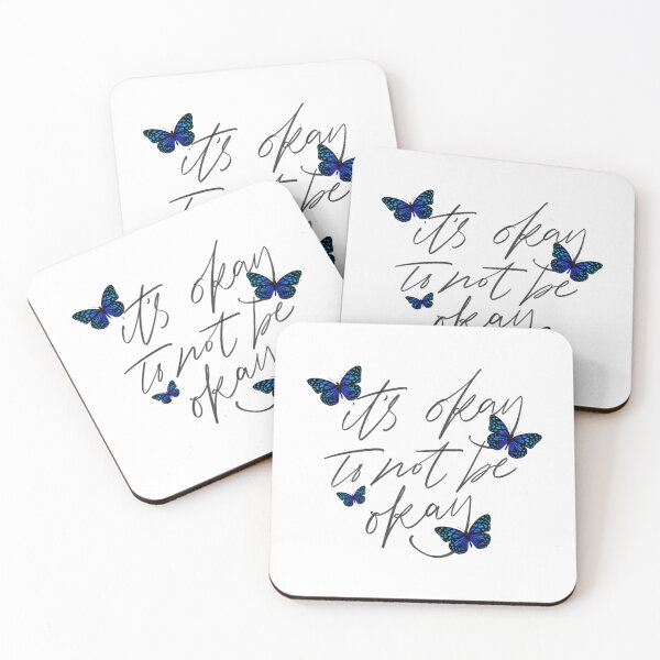 Item preview, It's Okay to not be Okay - Mental health Reminders designed and sold by BloompodDesigns.