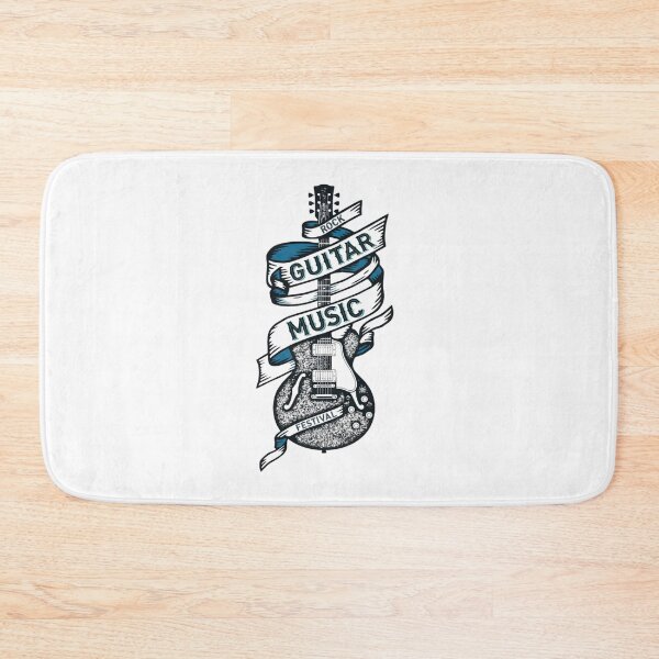 Item preview, Vintage Rock Guitar Music Festival Typography designed and sold by Aozon.