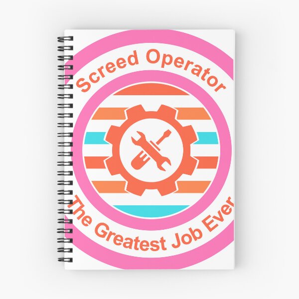 Item preview, Screed Operator The Greatest Job Ever designed and sold by TheIconSmith.