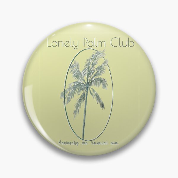 Item preview, Lonely Palm Club: Sage on Butter Yellow designed and sold by FaireWaveArt.