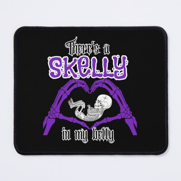 Item preview, There's a Skelly in My Belly - Purple Halloween Pregnancy Announcement  designed and sold by Neurospicy Trolls.