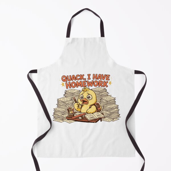 Item preview, Quack I Have Homework Funny Stressed Duck Student Shirt designed and sold by Penguin Mood .