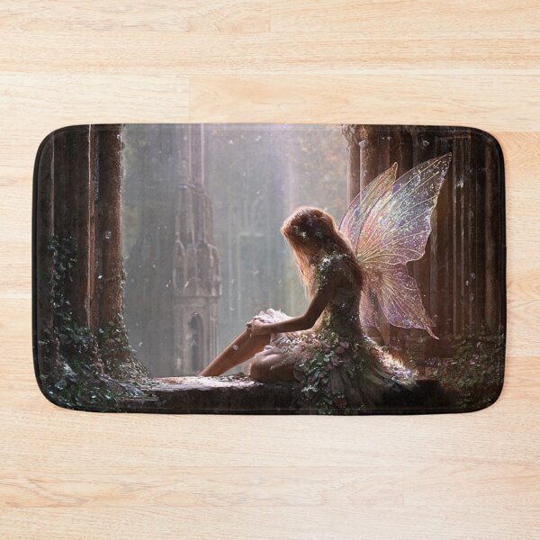 Item preview, Fairy Resting in Ancient Castle Ruins designed and sold by Storybook Botanica.