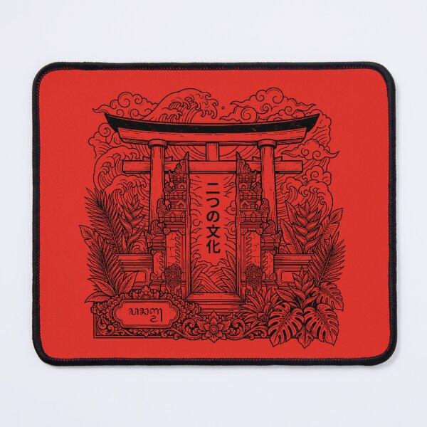 Item preview, Futatsu No Bunka Torii Balinese Gate Fusion Art designed and sold by cannsuh.