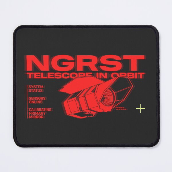 Item preview, Nancy Grace Roman Space Telescope NGRST Red Glitch Sci Fi designed and sold by KiwiRider.