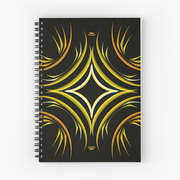 Item preview, Golden Starburst - Abstract Neon Geometry designed and sold by JayMakesTiktok.