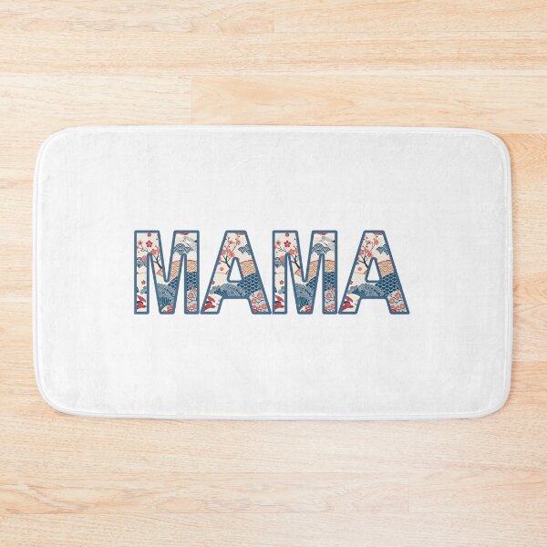 Item preview, Mama Japanese Art Great Wave Cherry Blossom designed and sold by Evercrest Life.