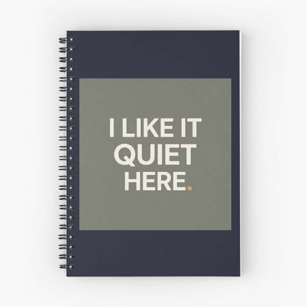 Item preview, I Like It Quiet Here designed and sold by QuietNovaShop.