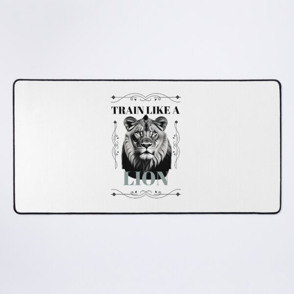 Item preview, Luxury Lion Black And White Elegant Portrait Regal Animal Art designed and sold by Bennie Singh.