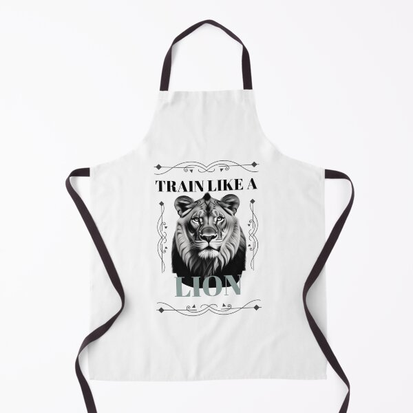 Item preview, Luxury Lion Black And White Elegant Portrait Regal Animal Art designed and sold by Bennie Singh.