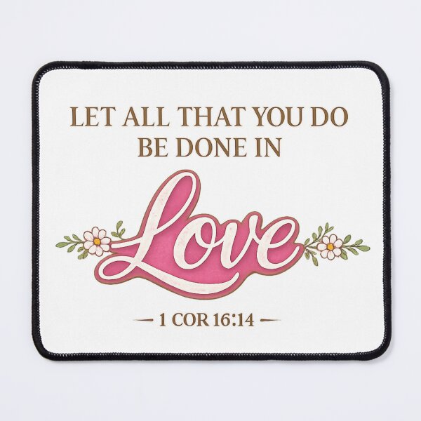 Item preview, Let All That You Do Be Done In Love – 1 Corinthians 16:14 Christian Bible Verse Shirt designed and sold by SoulThread Studio.