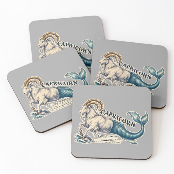 Item preview, Capricorn Sea Goat Scientific Field Guide Illustration designed and sold by radiogalaxy.
