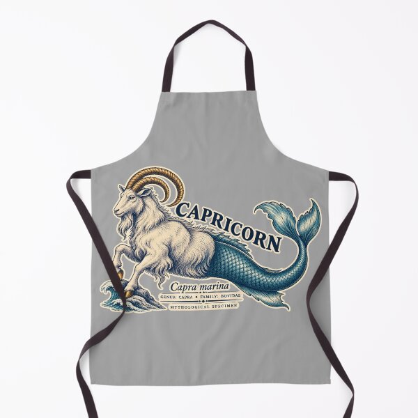 Item preview, Capricorn Sea Goat Scientific Field Guide Illustration designed and sold by radiogalaxy.