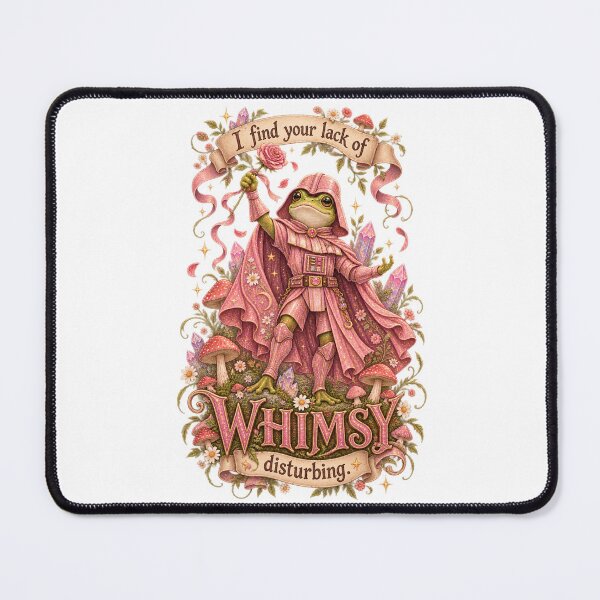 Item preview, I Find Your Lack Of Whimsy Disturbing - Pink Frog Knight designed and sold by Neurospicy Trolls.