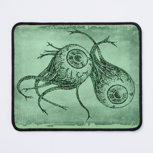 Item preview, Creepy Disembodied Eyeballs Optic Nerve Horror Sketch Green designed and sold by Ghoul Enterprises.