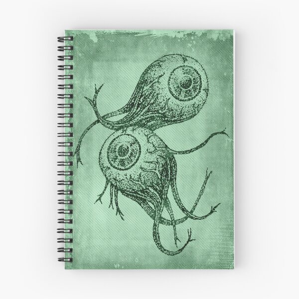 Item preview, Creepy Disembodied Eyeballs Optic Nerve Horror Sketch Green designed and sold by Ghoul Enterprises.