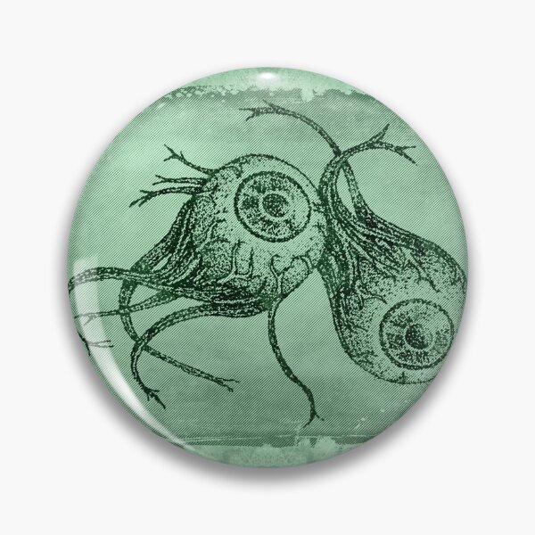 Item preview, Creepy Disembodied Eyeballs Optic Nerve Horror Sketch Green designed and sold by Ghoul Enterprises.