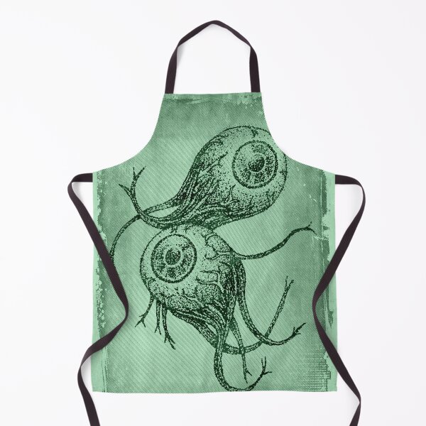 Item preview, Creepy Disembodied Eyeballs Optic Nerve Horror Sketch Green designed and sold by Ghoul Enterprises.