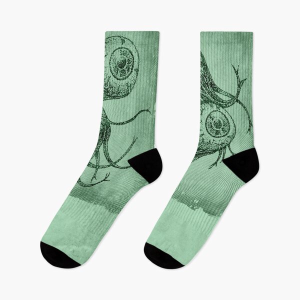 Item preview, Creepy Disembodied Eyeballs Optic Nerve Horror Sketch Green designed and sold by Ghoul Enterprises.