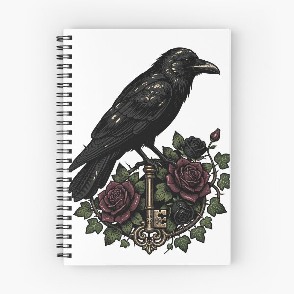 Item preview, Keeper of the Forgotten Key – Gothic Raven designed and sold by mrshadow113.