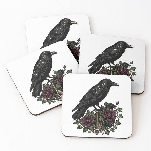 Item preview, Keeper of the Forgotten Key – Gothic Raven designed and sold by mrshadow113.