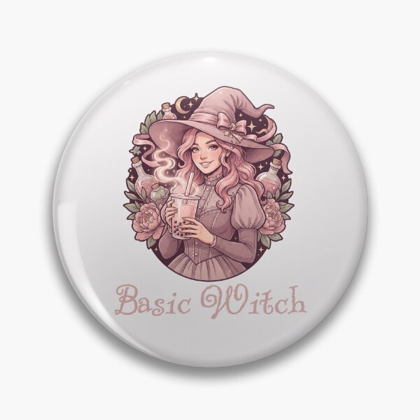 Item preview, Pastel Goth Basic Witch with Boba Tea designed and sold by MythicCotton.
