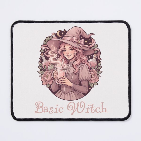 Item preview, Pastel Goth Basic Witch with Boba Tea designed and sold by MythicCotton.