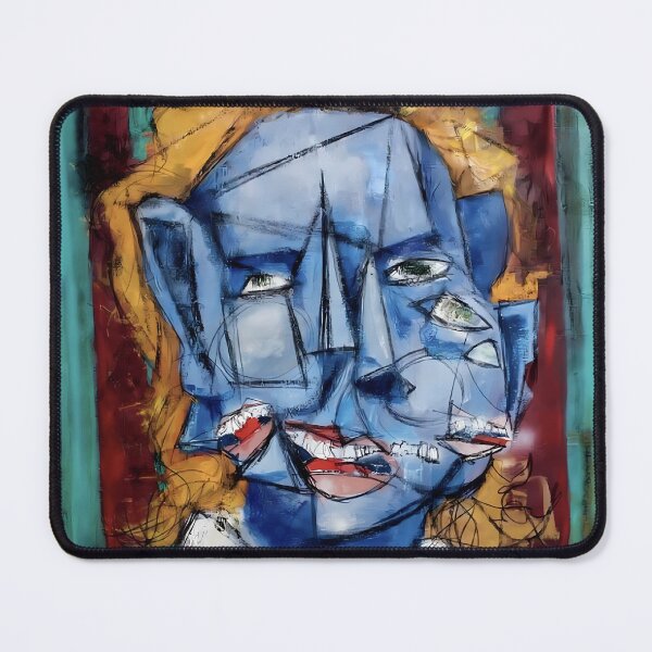 Item preview, Fractured Reflections: Expressionist Multi-Faced Man designed and sold by Caragodemia.