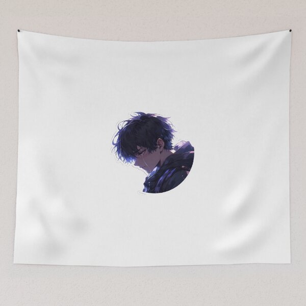 Item preview, Sad Anime Boy Crying - Moody Dark Aesthetic designed and sold by Aozon.