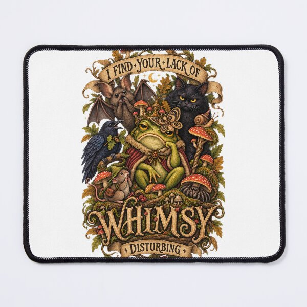 Item preview, I Find Your Lack Of Whimsy Disturbing - Frog King Cottagecore designed and sold by Neurospicy Trolls.
