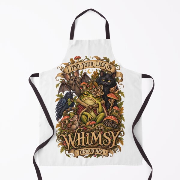 Item preview, I Find Your Lack Of Whimsy Disturbing - Frog King Cottagecore designed and sold by Neurospicy Trolls.