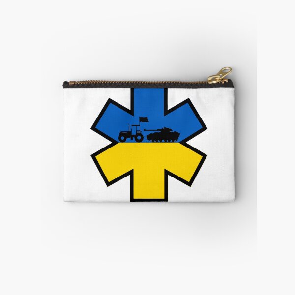 Item preview, Ukraine Ukrainian Farmer Stealing Russian Tank EMS Star of Life  designed and sold by FireEMSDesigns.