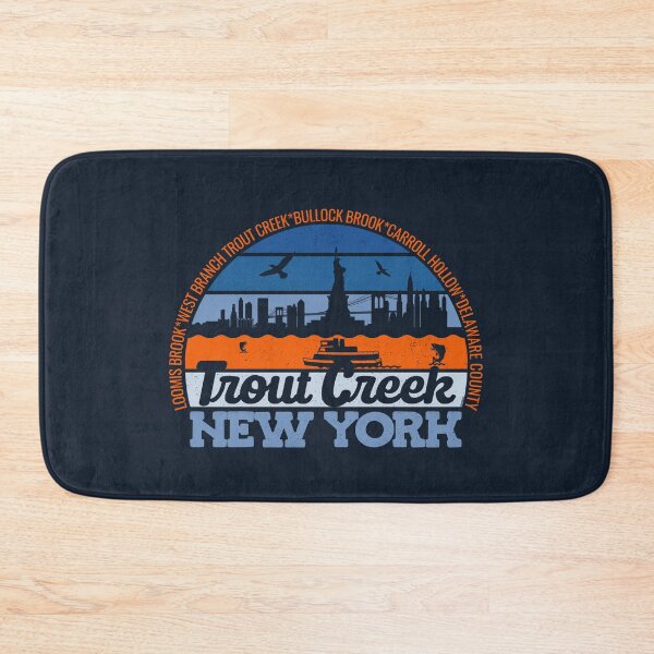 Item preview, Trout Creek New York Sunset Retro Vintage Local Pride Logo designed and sold by CRHPOD20.