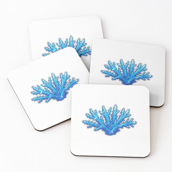 Item preview, Blue Staghorn Acropora Coral Reef Illustration designed and sold by KenworksDigital.