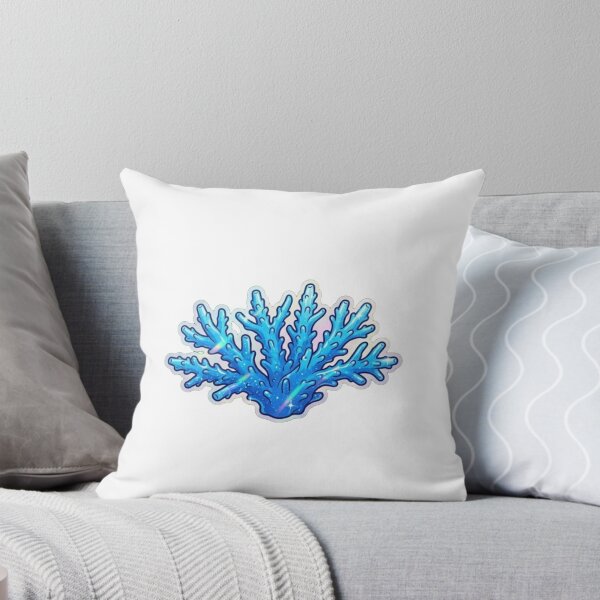 Artikelvorschau, Illustration eines blauen Geweihkorallenriffs (Acropora) entworfen und verkauft von KenworksDigital.