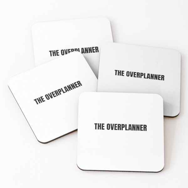 Item preview, The Overplanner – Funny Minimalist Typography designed and sold by Paper Owl Studio.
