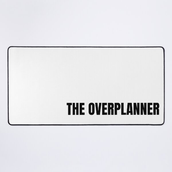 Item preview, The Overplanner – Funny Minimalist Typography designed and sold by Paper Owl Studio.