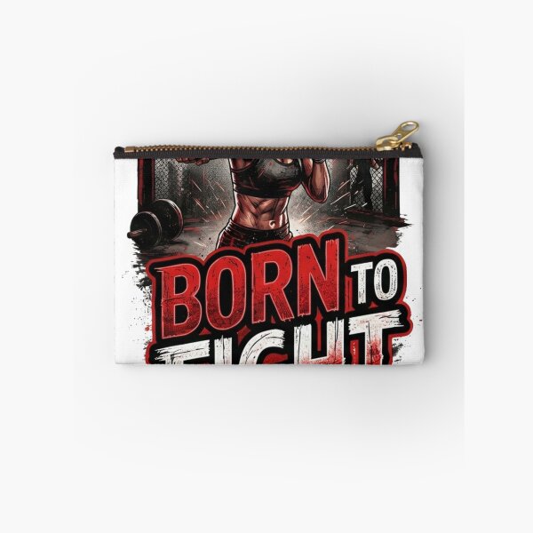 Item preview, Born To Fight MMA Female Fighter Combat Sports designed and sold by wecrea.