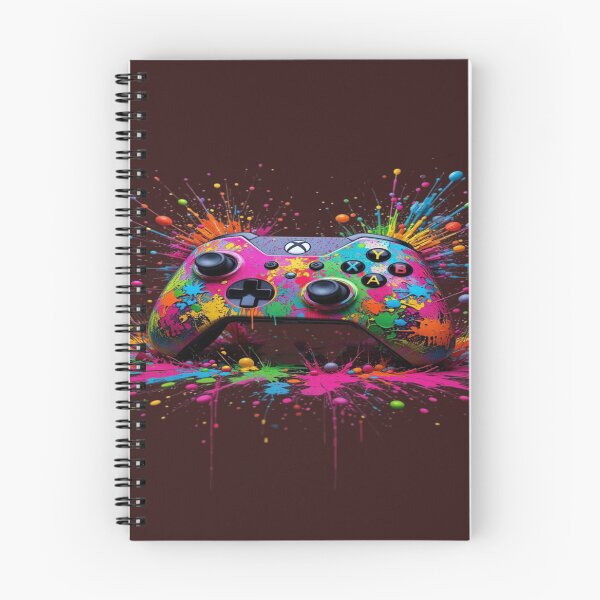 Item preview, The Creative Explosion of Gaming, Rainbow Xbox Game Controller - Gaming Art with Multicolored Paint Splashes designed and sold by RAYBIL.